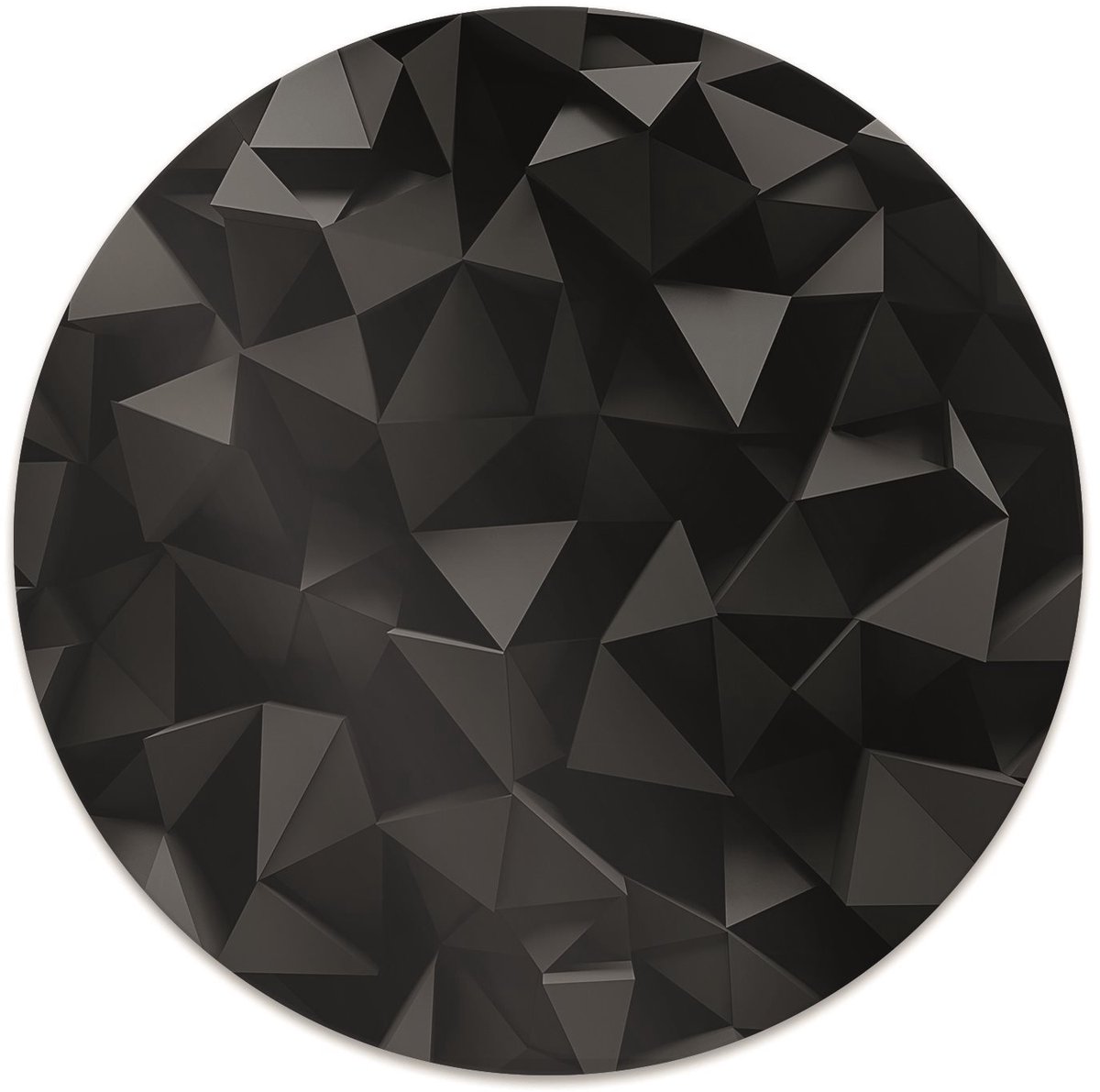 Tulup Vloerbeschermer - Zwarte Abstractie Computer Stoel Mat - 100 cm - Grijs Vloerbeschermer Bureaustoel Tapijt - Vloerbeschermer Bureaustoelmat - Vloerbeschermer Tapijt - Stoel Mat - Werkplekdecoraties