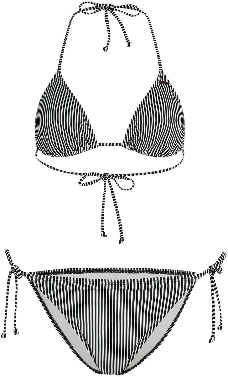 O’Neill Dames Bikini Set Capri Bondey Gestreept Zwart