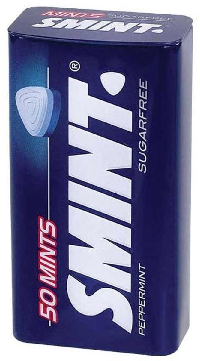 Smint Mint Pepermunt Suikervrij 12 x 50ST - Voordeelverpakking