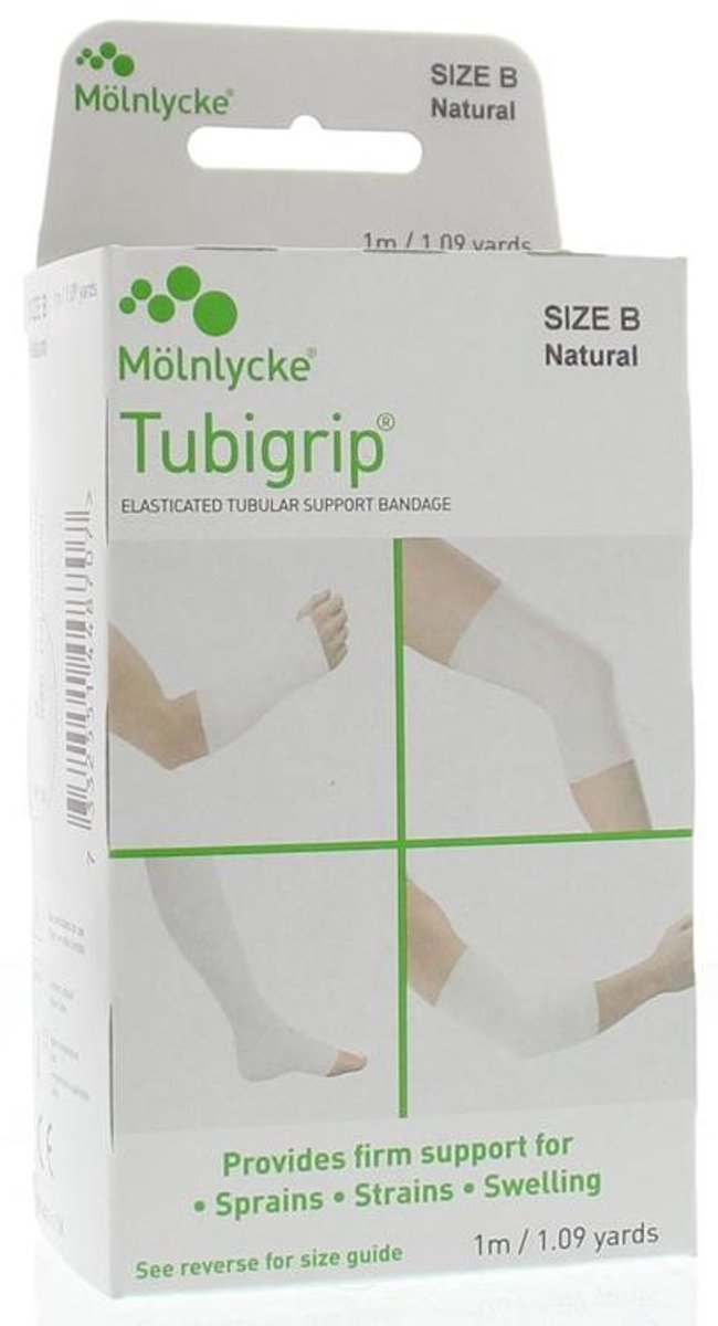 Goedkoopste Tubigrip B - Wit - 1 meter - Verband