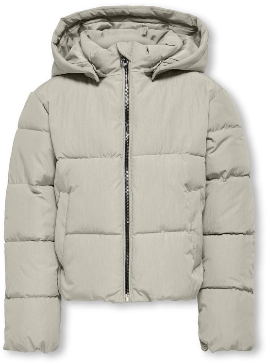 ONLY KOGDOLLY LIFE SHT PUFFER JACKET OTW NOOS Meisjes Jas - Pumice Stone