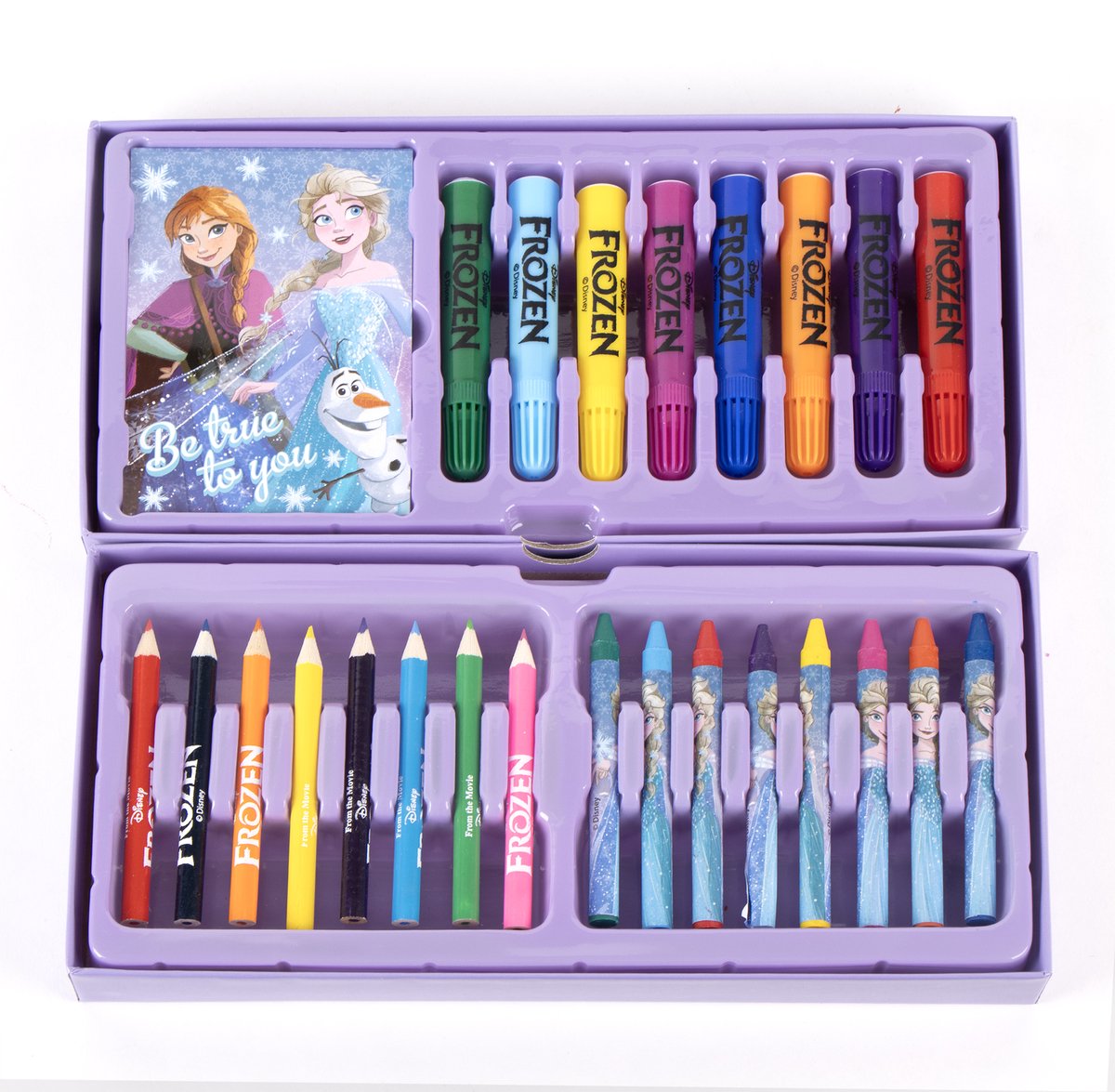 Frozen Tekenset Kind – Knutselen Meisjes – 44-delig Tekenen — afbeelding 2