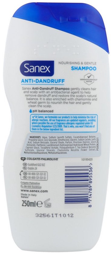 Sanex Shampoo Anti-Roos 250 ml