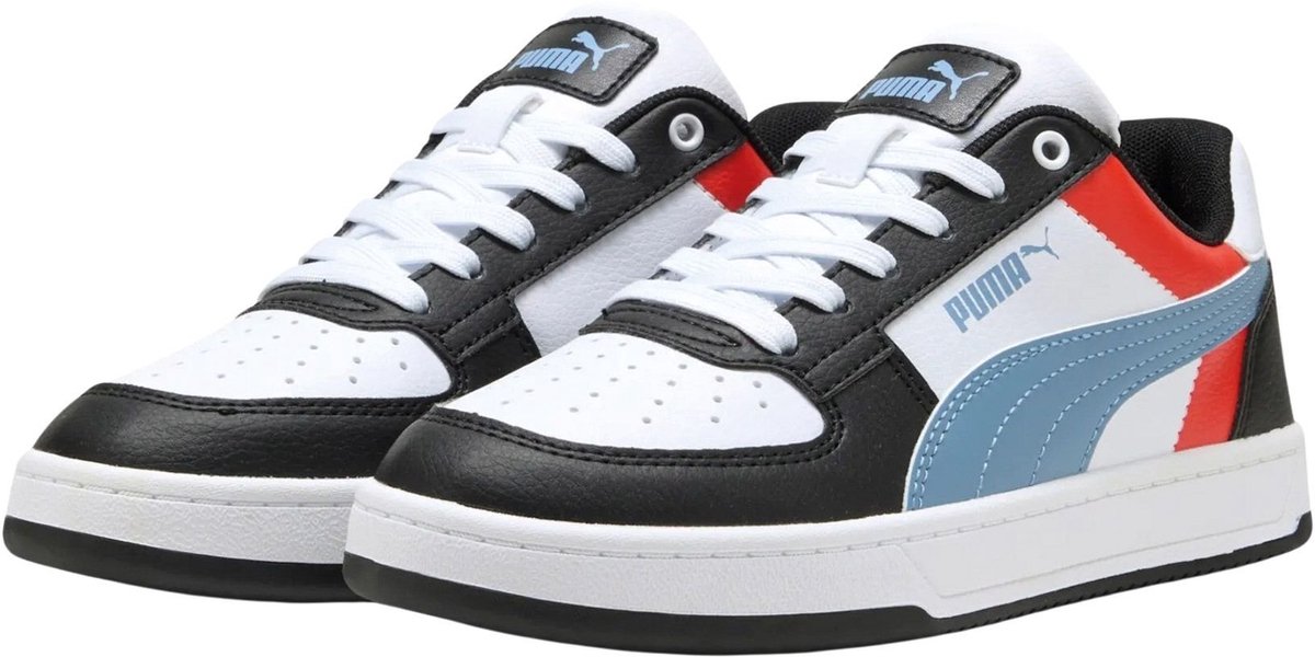 Puma Caven 2.0 Jr wit - zwart - blauw - rood