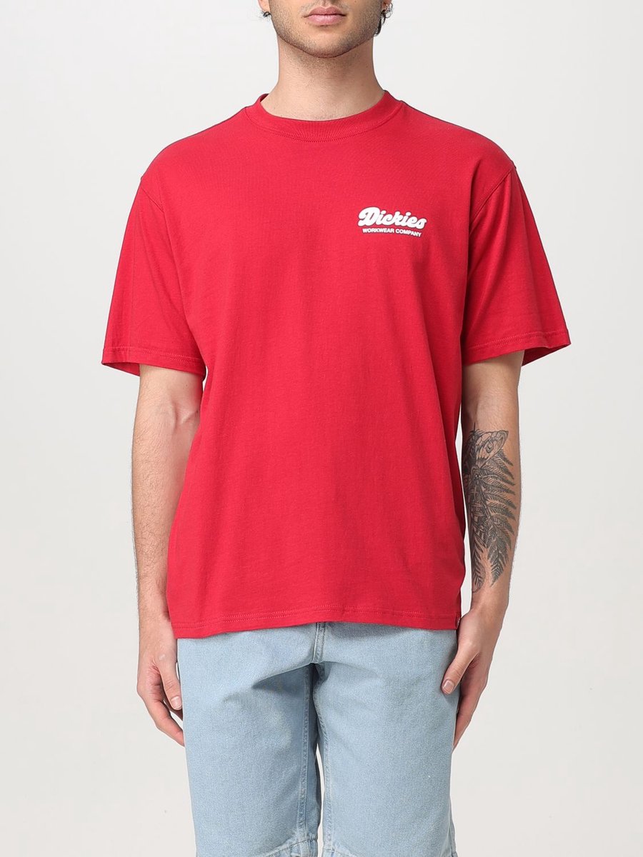 Short Sleeve Crew Neck Tee T-Shirts Rood