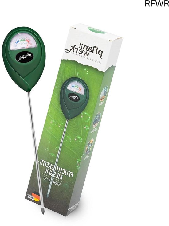 Pflanzwerk Bodemvochtmeter – Zonder Batterijen, 3 Kleurenniveaus, 26 Cm Lang, Voor Binnen- En Buitenplanten