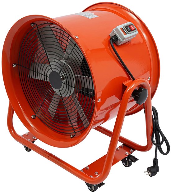 MKK Axial Ventilator 300 mm zwart afvoerlucht toevoer buisventilator radiale buis ventilator