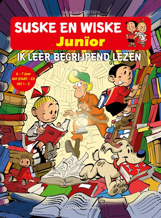Suske en Wiske Junior 1 - Ik leer begrijpend lezen - cover