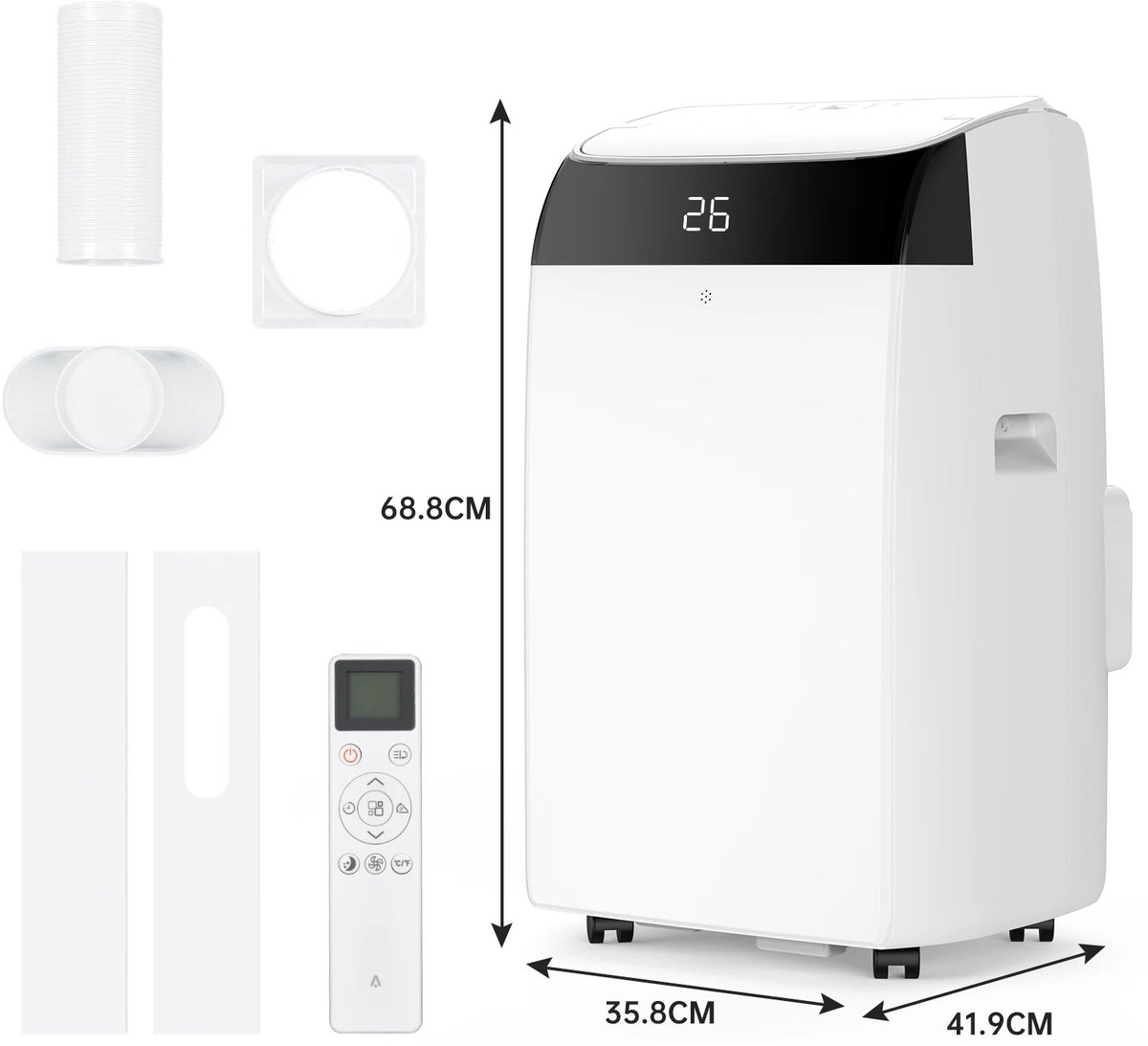 Afbeelding 2 van Draagbare Airconditioner - Mobiele (EAN: 8721391005451)