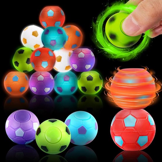 Amacoam Sleutelhanger, spinner, 2 stuks, draagbare vingerspinner, sleutelhanger, ring, fidget spinner voor vingertraining, kinderen en volwassenen, angstverlichting, zwart, M