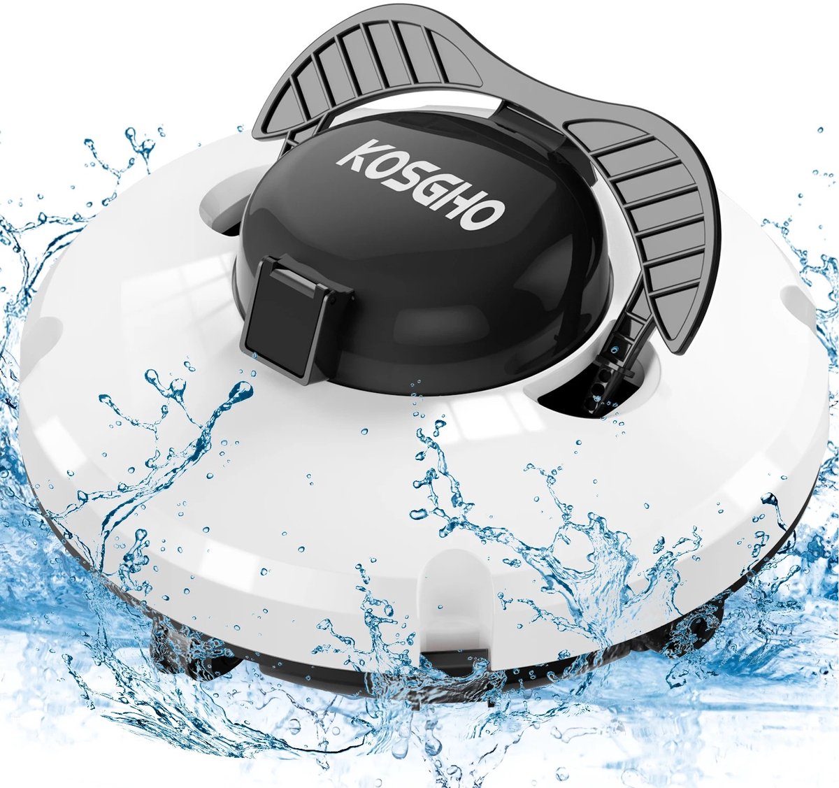 Zwembadrobot - Automatische Zwembadreiniger - Draadloos - Robotreiniger - Sterke Zuigkracht - Dual-Motor - IPX8 Waterdicht - Voor Vlakke Zwembaden - 120 Min Looptijd - Zelfparkerend - Oplaadbaar - Zwembadstofzuiger - Reiniger zonder Kabel