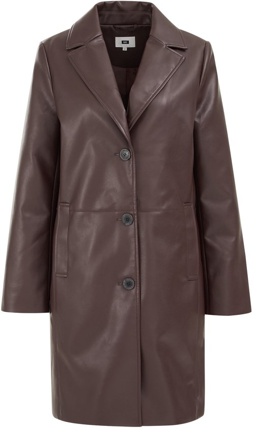 WE Fashion Veste femme en simili cuir