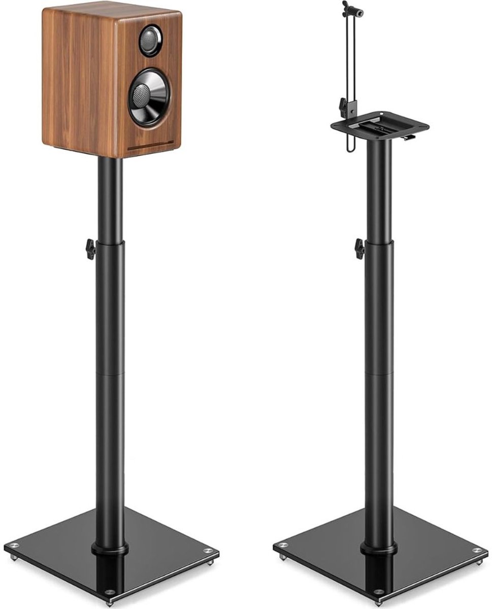 MKSS® Luidspreker Standaard - Speaker Vloerstandaard - Extra Stevig - Zwart