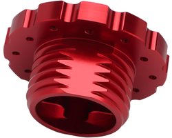 Allecto Plus - Racing stuurwiel adapterplaat voor aluminium racenautologradoel Gaming stuurwiel professionele adapter voor Thrustmaster T300 T500 TS PC TS XW (rood) met richtingwielen.