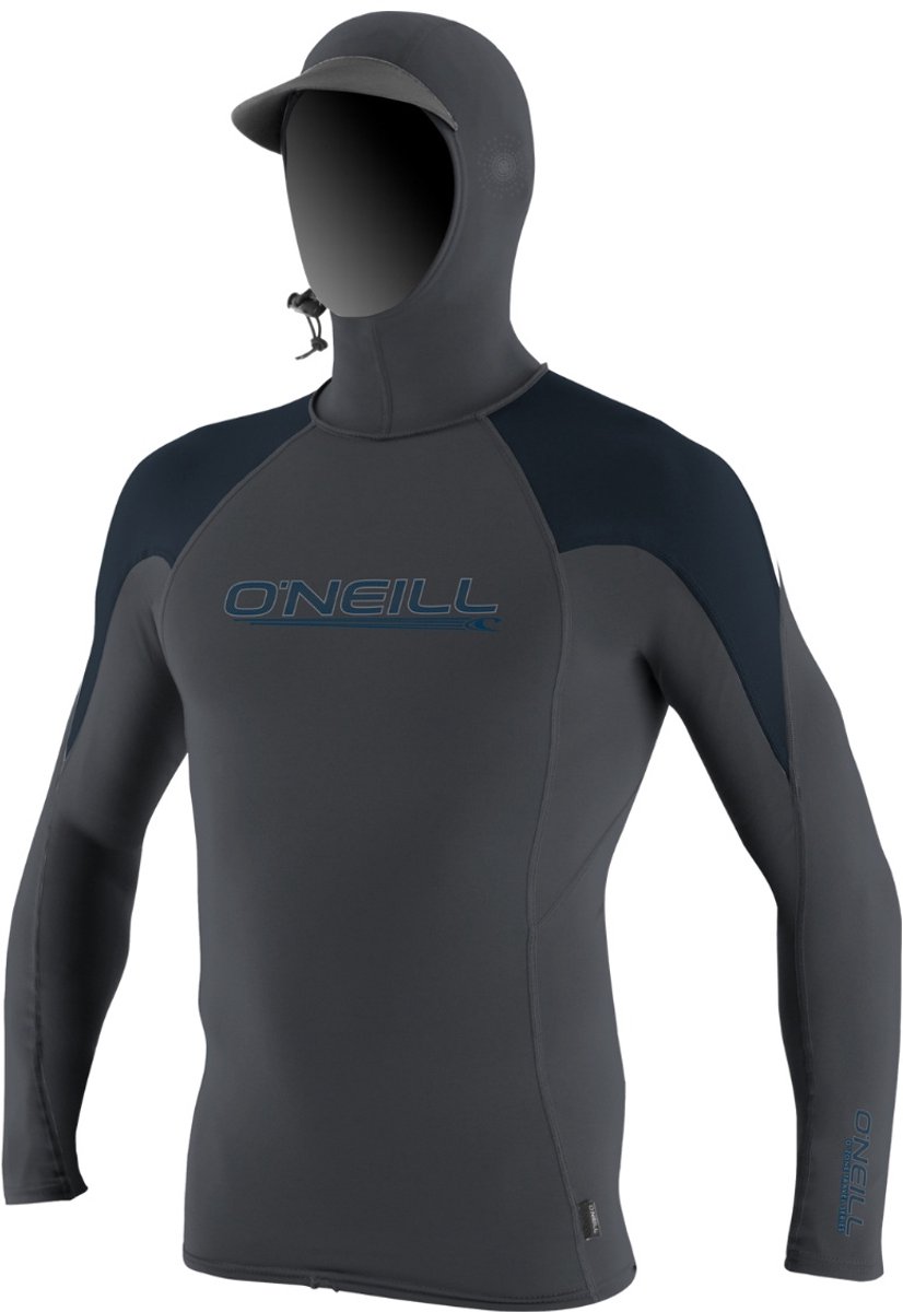 2025 O'Neill Heren Premium Skins O'Zone Long Sleeve Hooded Lycra Vest