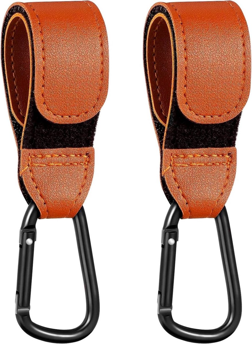 Image of 2-Pack Buggy Clips - Handige Haken voor Kinderwagen - Voor Luiertassen en Boodschappentassen - Stevige Houders voor Onderweg