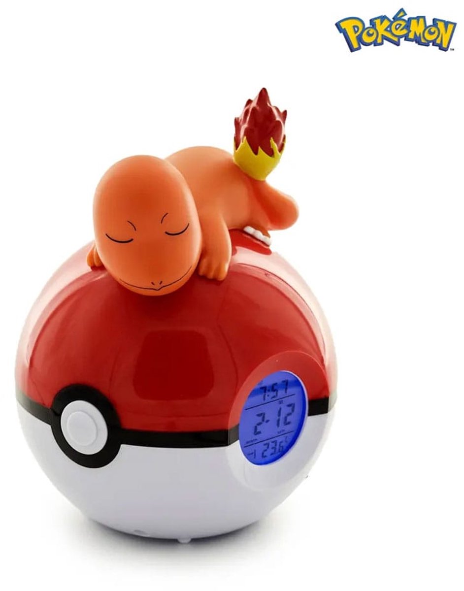 Teknofun Pokémon Wekkerradio - Poké Ball Charmander