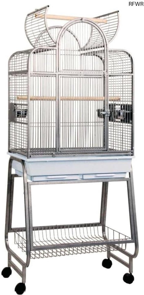 RFWR® Papegaaienkooi Villa 67,7x51,5x154 cm - Perfect voor Parkieten en Kromsnavels