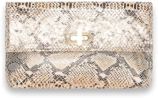 Pochette serpent (couleur crème)