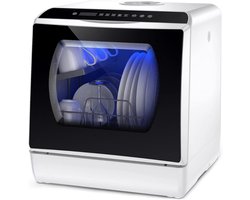 ZRSS® Mini vaatwasser - Kleine afwasmachine - 5 programma's