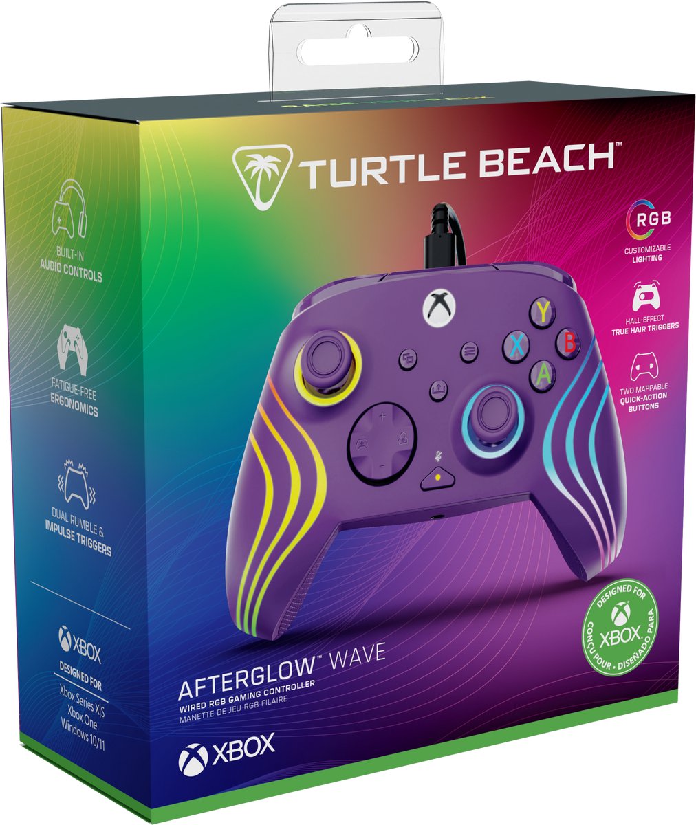 Turtle Beach Afterglow Wave - Controller - Windows 10|11, Xbox Series X|S, Xbox One - Purple – foto 5