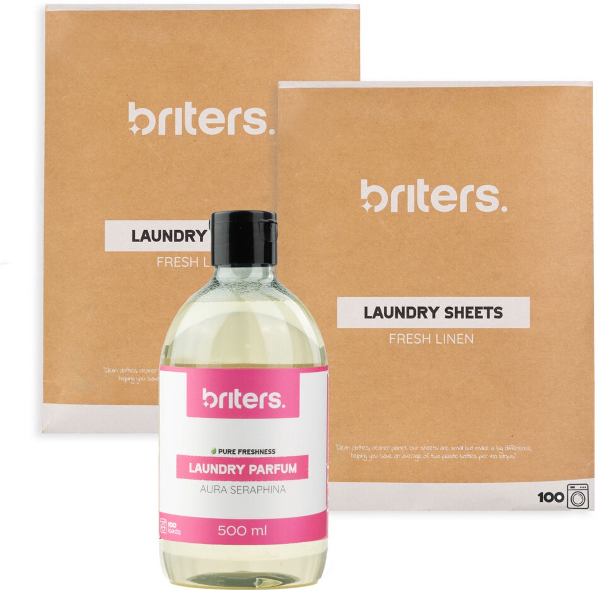 Goedkoopste Briters Wasstrips 200x met Wasparfum 500 ml Pakket