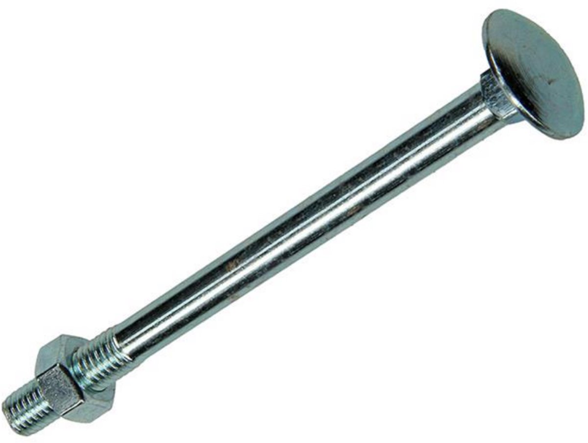 Mack Houtbout Met Moer 1 maal M8 x 100 mm