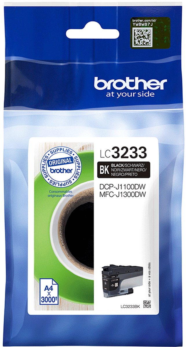 Brother LC-3233BK - Inktcartridge - Zwart