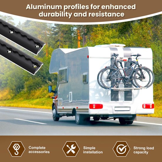 4x Rail d'avion, Verrou de transport, pour sécuriser les marchandises, supports