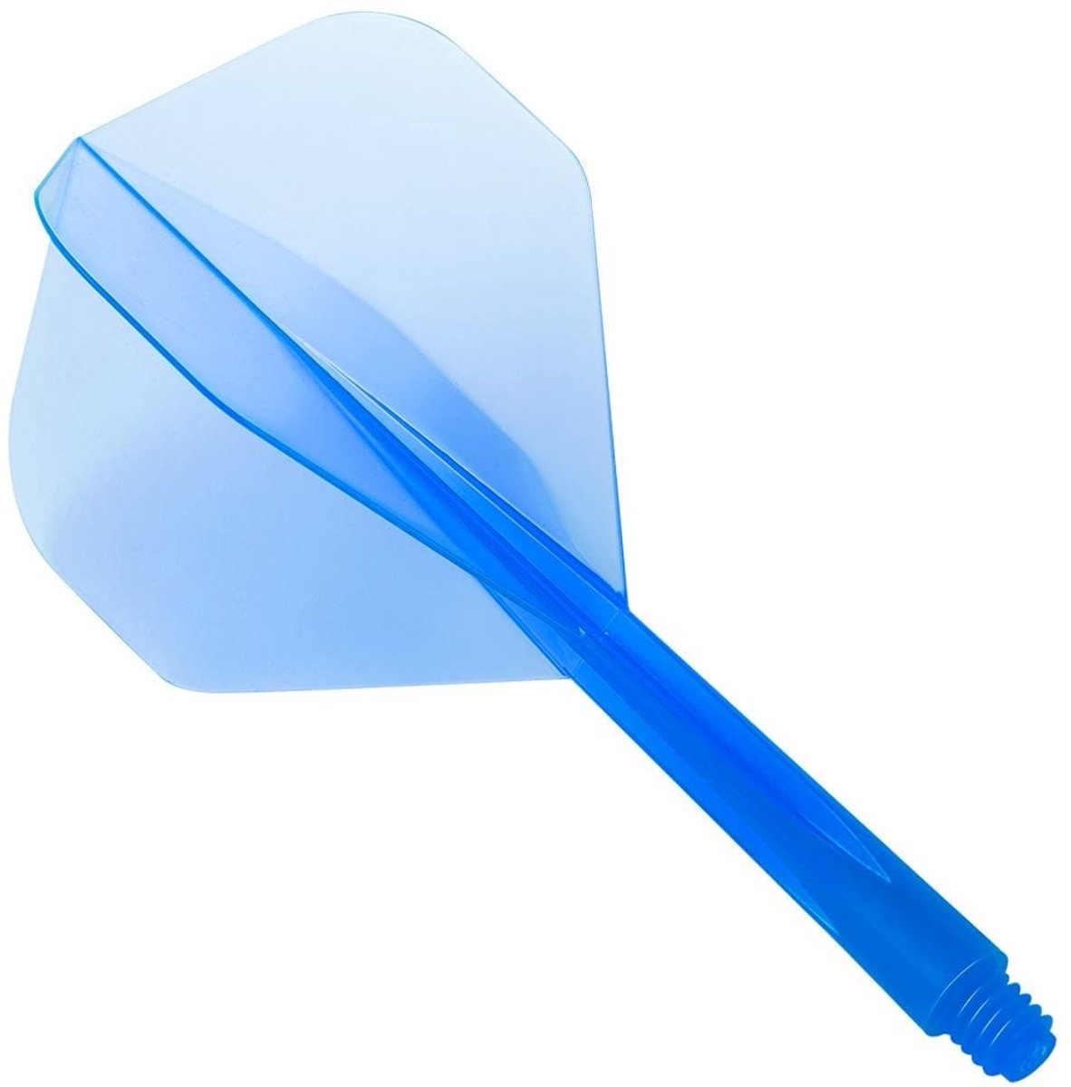 Condor Zero Stress Flight System - Standard Clear Blue - Dart Flights Medium