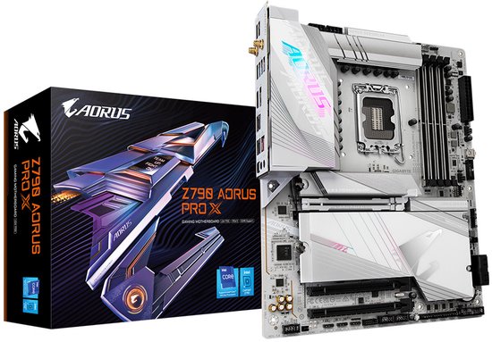 GIGABYTE Z790 AORUS PRO X – Moederbord – ATX – Socket LGA1700 – Intel Z790 – DDR5 – High Definition Audio – Realtek 5GbE LAN