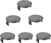 Vervangende spoelkappen - 6 - stuks - geschikt voor Bosch bosmaaier ART 23 SL - ART 26 SL - ART 2300 - ART F016F04557