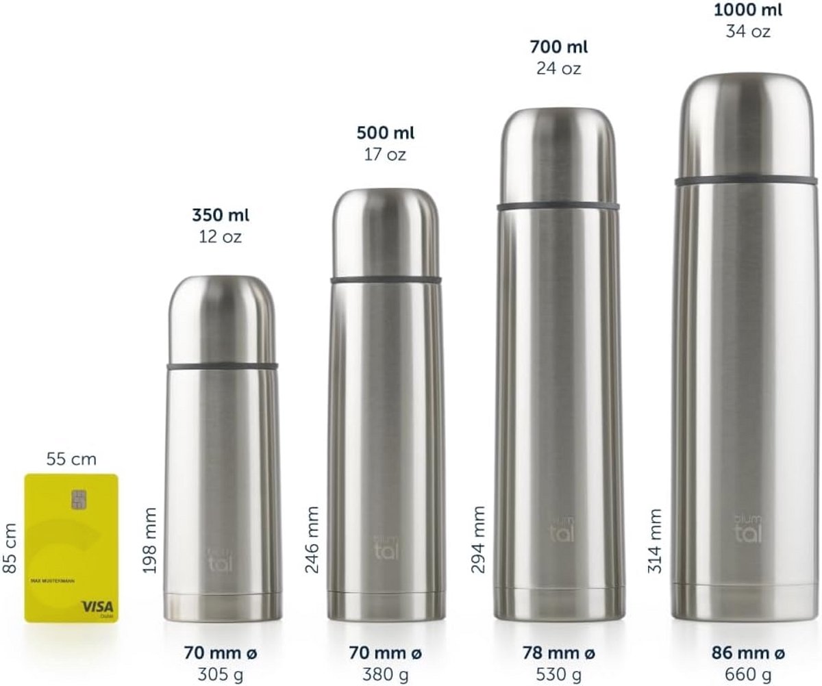 Waterdichte Thermosbeker - 700 ml - Duurzame Meeneembeker voor Koffie & Thee - Roestvrij Staal — cadeau in Koken & Dineren - foto 4