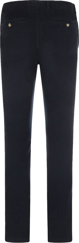 Donkerblauwe chino broek van McGregor met fijne ribstructuur.