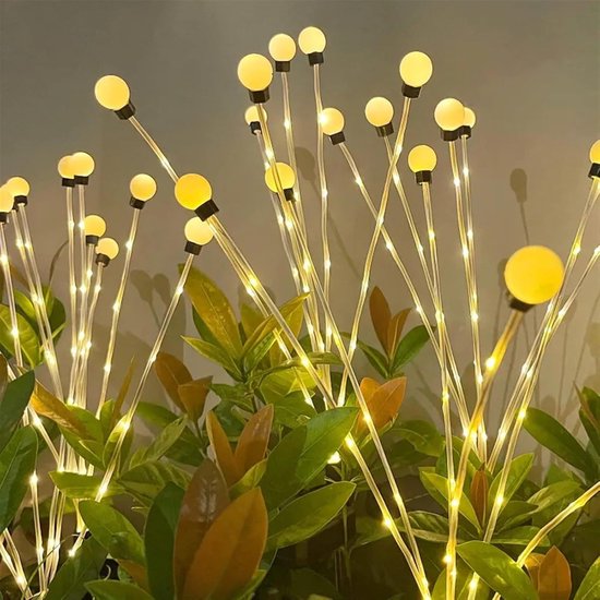 Foto: Solar tuinverlichting led fluorescerend licht 10 led s waterdicht tuinlamp op zonne energie met grondpen sfeerverlichting voor buiten balkon terras