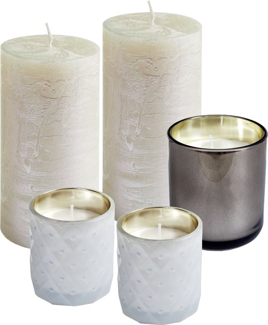 Cocktailkaarsen Set - 3 Geuren - Sojawas - Luxe Cadeau of Decoratie Voor Maar € 27,95