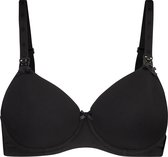 Noppies Zwangerschapsbeha Cotton Melange - Black - Maat E85