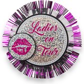 XXL Dames On Tour Badges - Grootste Plezier in Stijl! 5 Stuks