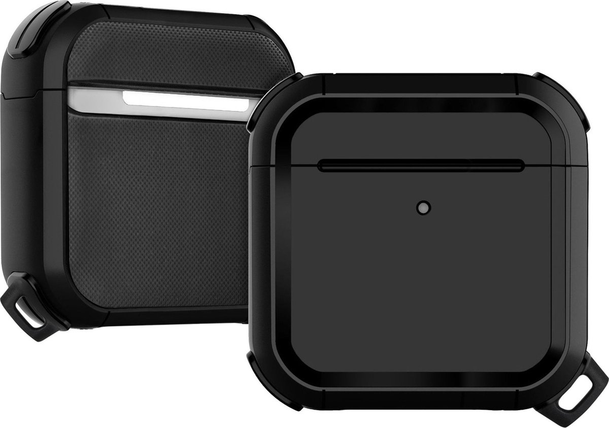 Xccess - Hoesje geschikt voor Apple AirPods 2 Hardcase Hoesje | Xccess Armor - Zwart