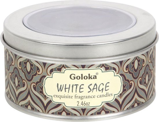 Something Different - Goloka White Sage Soya Wax Kaars - Multicolours