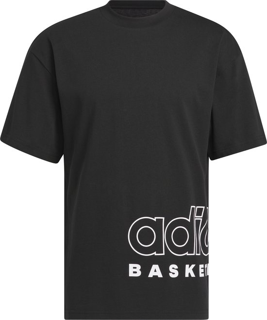 adidas Performance adidas Basketball Select T-shirt - Heren - Zwart- L