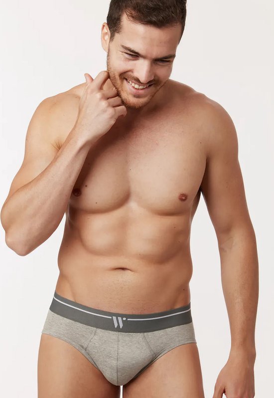 Woody Mini Slip Duopack Grijs XXL