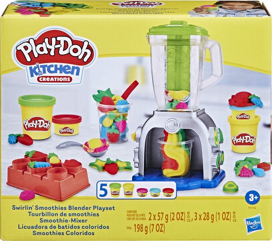 Play-Doh Smoothie Blender Set - Boetseerklei - 5 Play-Doh potjes - Knutselen voor kinderen