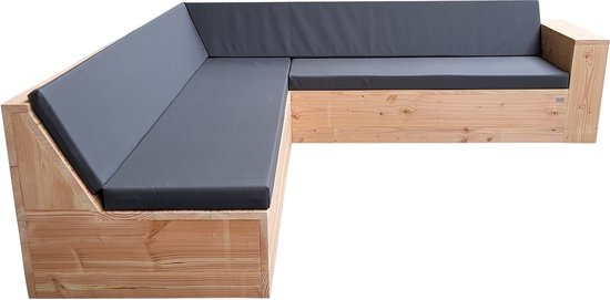 Wood4you - Loungeset 1 Douglas - GL-vorm - incl. kussens - 230cm - 200cm