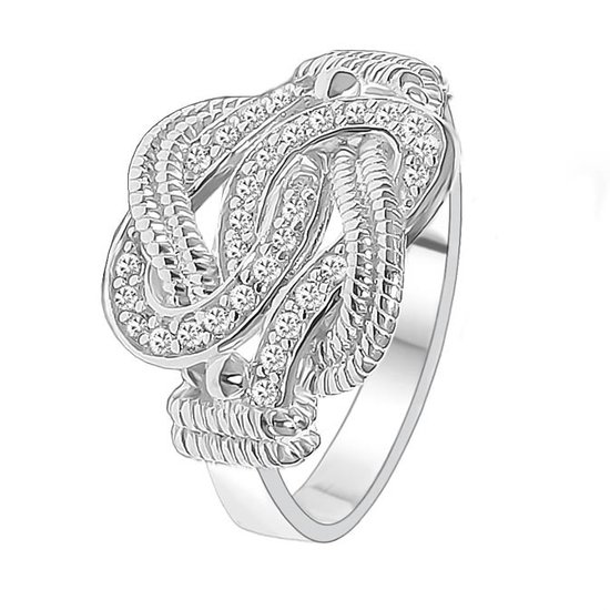 Juwelier Zwartevalk zilveren mattenklopper ring - 21.220-2/17¾