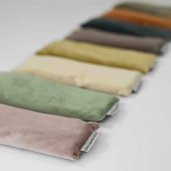 Fluwelen Oogkussen met Lavendel - Roze van Yoga Styles — afbeelding 3