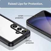 Mobigear Hoesje geschikt voor Samsung Galaxy S24 Plus Telefoonhoesje Hardcase | Mobigear Crystal Backcover | Galaxy S24 Plus Case | Back Cover - Zwart