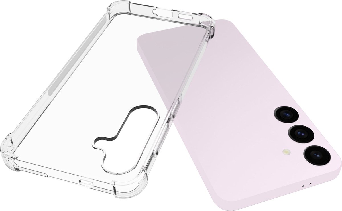 Mobigear Doorzichtig Hoesje geschikt voor Samsung Galaxy S24 Plus Telefoonhoesje Flexibel TPU | Mobigear Cushion Backcover Shockproof | Doorzichtig Telefoonhoesje Galaxy S24 Plus | Schokbestendig Galaxy S24 Plus Telefoonhoesje | Anti Shock Proof -