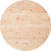 vidaXL-Tafelblad-rond-Ø70x3-cm-massief-grenenhout