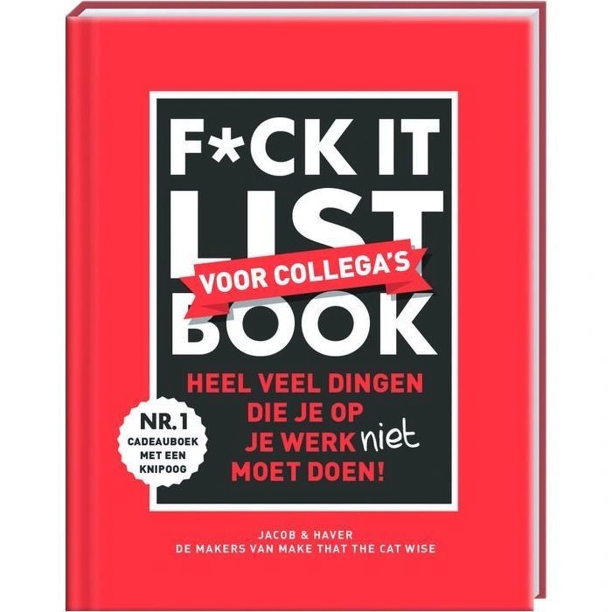 F*ck it list book voor collega’s - Jacob & Haver
